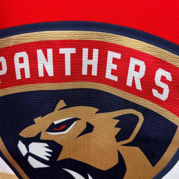 Florida Panthers Evan Rodrigues #17 Fanatics Breakaway NHL Jersey Red Men’s XL - Picture 8 of 9